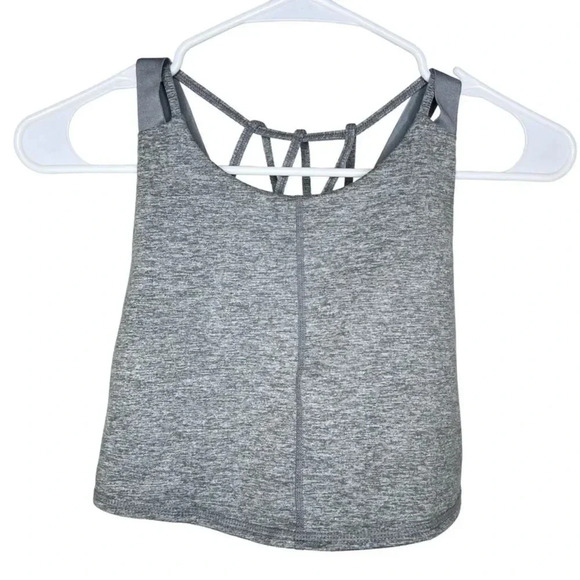 Free People Movement Mantra Crop Top In Grey Combo Sz. M - Picture 3 of 9